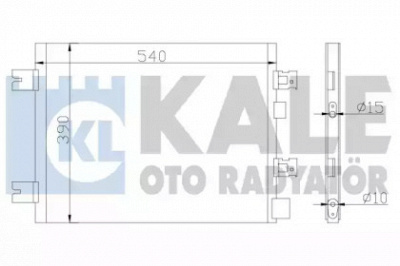 KALE OTO RADYATOR 389300 -  Конденсатор, кондиционер